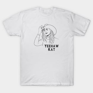 Yeehaw Kat - White T-Shirt